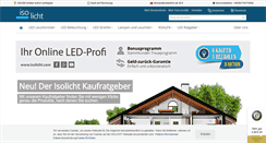 Desktop Screenshot of isolicht.com